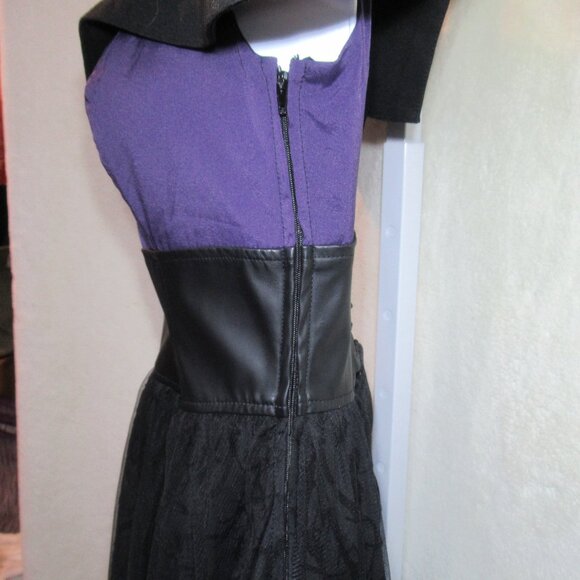 Disney Villains Lace-Up Corset High-Low Dress | Size Small - Picture 6 of 13